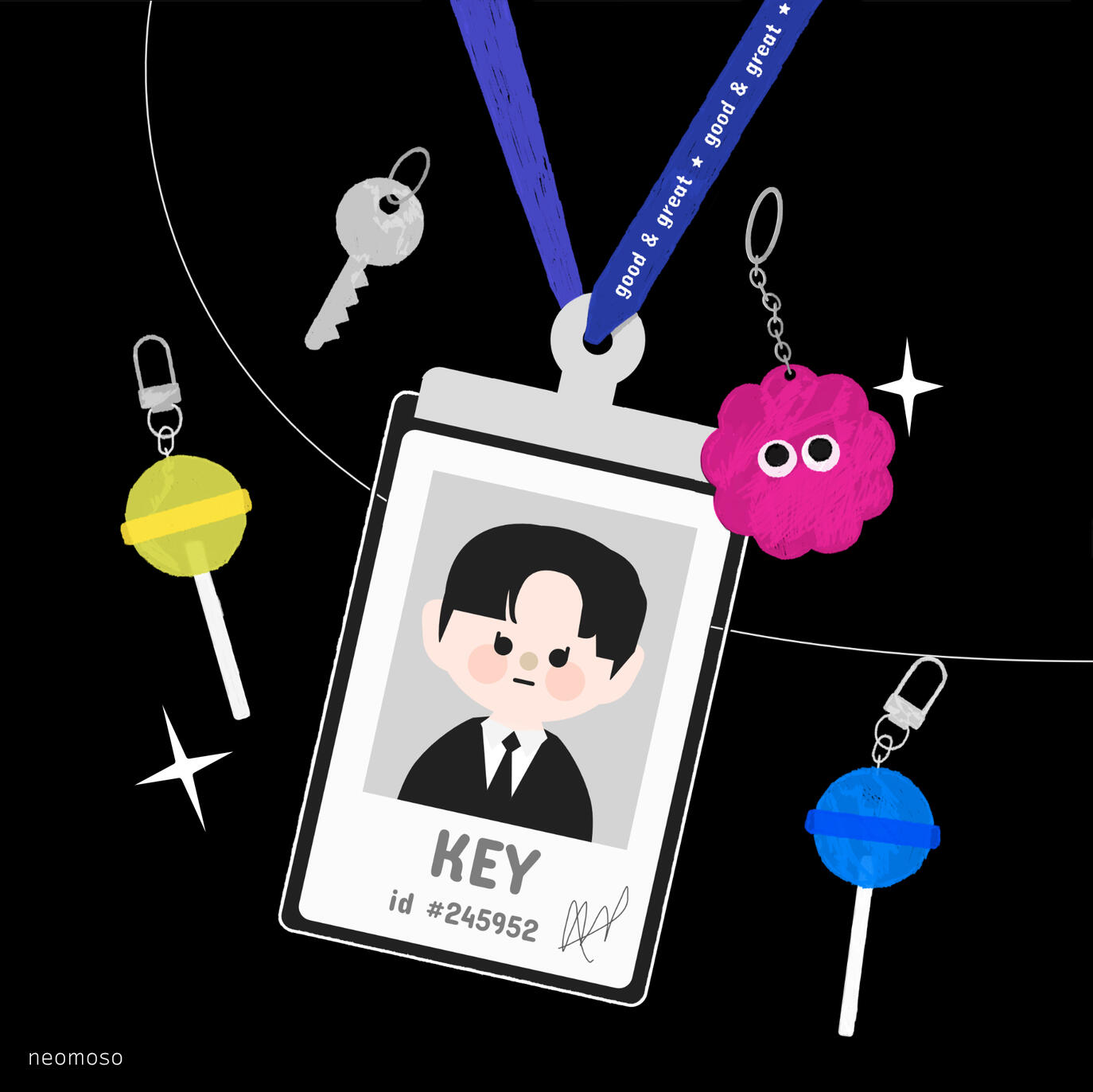 everything you need for work (artwork inspired by KEY &quot;Good &amp; Great&quot;)